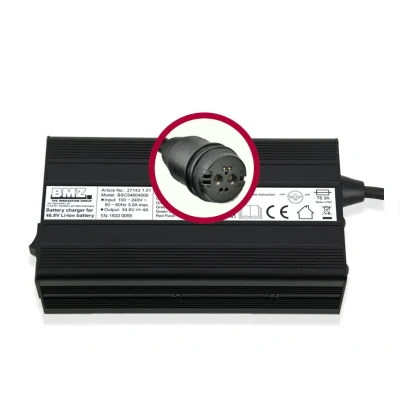 Afbeelding van BMZ Acculader Li Ion 54,6V 4A Plug Rosenberger