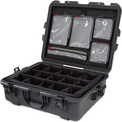 Afbeelding van Nanuk 945 Waterdichte Harde Bescherm Koffer Met Lid Organizer and Gewatteerde Divider Grafiet