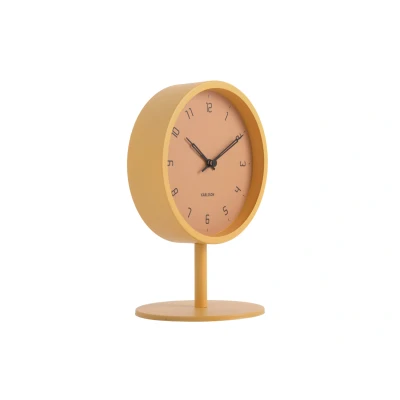 Afbeelding van Karlsson Staande klok Stark Rond Honey Yellow 22,5x15x1,2cm