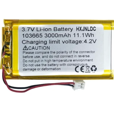 Afbeelding van DC 3.7V 3000mAh 103665 Oplaadbare Lithium Polymer Vervanging Batterij voor DIY 3.7 5V Elektronisch Product, Mobiele Energieopslag Voeding