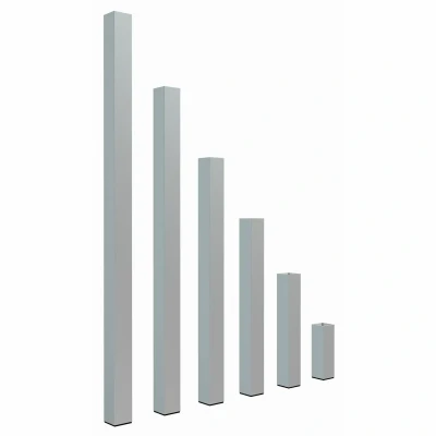 Afbeelding van Power Dynamics Aluminium poten vierkant 40cm (Set van 4 stuks)