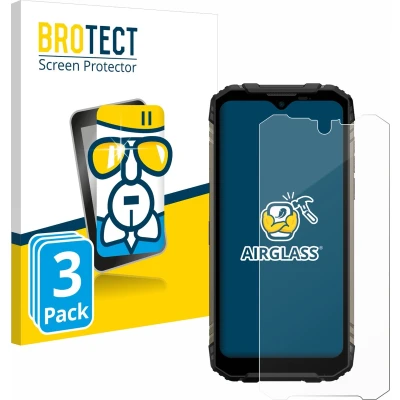 Afbeelding van BROTECT Glas Screen Protector voor Doogee S96 Pro (3 Stuks) Schermbeschermer [9H Hardheid, Beschermglas Folie niet Gehard Glas]