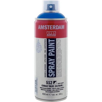 Afbeelding van Spraypaint 512 Kobaltblauw Ultramarijn Amsterdam 400 ml