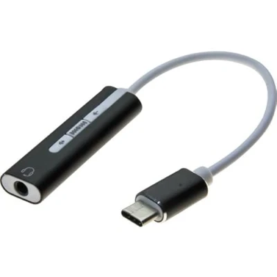 Afbeelding van Geluidskaart USB Type C Single jack met 3 ringen