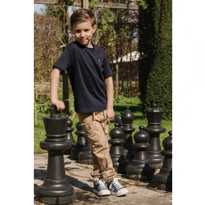 Afbeelding van Veterschoenen Jongens Dark Blue Leer Shoesme Maat 20
