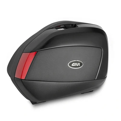 Afbeelding van GIVI V35N Zijkoffer Set Monokey Rode Reflectors