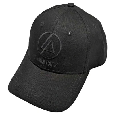 Afbeelding van Linkin Park Concentric Text Logo Snapback Pet Zwart