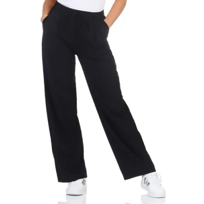 Afbeelding van VERO MODA VMJESMILO damesbroek met wijde pijpen, middelhoge taille, zwart, S