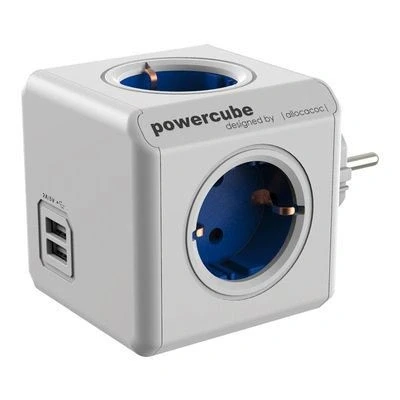 Afbeelding van Allocacoc PowerCube Original USB Blauw