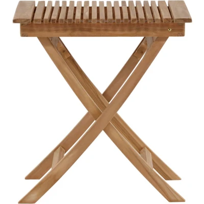 Afbeelding van Ghana eettafel tuin goudkleurig.