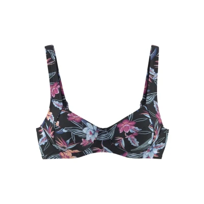 Afbeelding van Kangaroos Bikinitop, Dames, Maat: 40xF, Schwarz/bedruckt