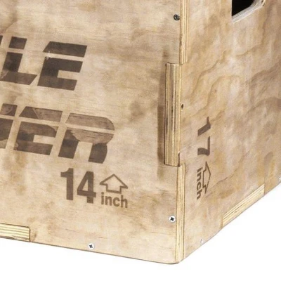 Afbeelding van Muscle Power Houten Plyo Box Klein