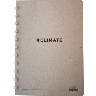 Afbeelding van Atoma Climate Schrift, Ft A4, 144 Bladzijden, Geruit 5 Mm Schrift
