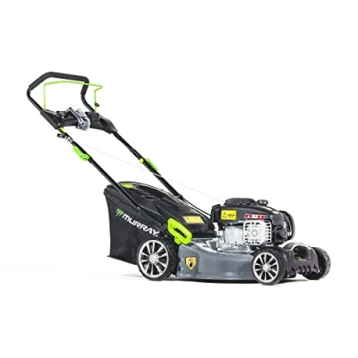 Afbeelding van Murray EQ2400 2in1 16 inch/41 cm duw grasmaaier op benzine met eenvoudig startende 400E Briggs &amp; Strattonmotor,Koel grijs, donker zilver, groen, zwart