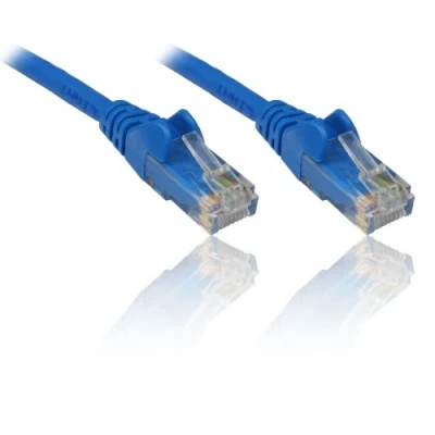 Afbeelding van PremiumCord Netwerkkabel, ethernet, LAN en patchkabel CAT5e, UTP, snel flexibel robuust RJ45 kabel, 1 Gbit/S, AWG 26/7, koperen kabel 100 procent cu, blauw, 2 m