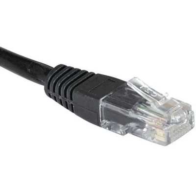 Afbeelding van Netwerkkabel budget RJ45 CAT 6 U/UTP zwart 3 m