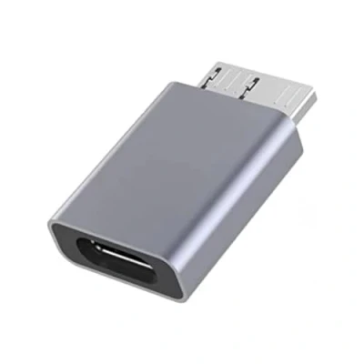 Afbeelding van PremiumCord Adapter USB C naar 3.0 Micro B, bus stekker, Super Speed ​5 Gbit/s, aluminium, kleur: Space Grey