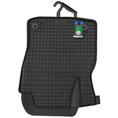 Afbeelding van PETEX Rubberen matten geschikt voor Astra H vanaf 2004 10/2009 / Caravan 09/2004 10/2010 GTC 03/2005 10/2011 vloermatten zwart 4 delige pasvorm