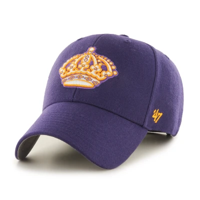 Afbeelding van 47brand czapka z daszkiem domieszką wełny NHL Los Angeles Kings kolor fioletowy aplikacją HVIN.MVP08WBV.PP67