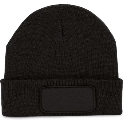 Afbeelding van K up Gerecycleerde muts met patch KP890 Black