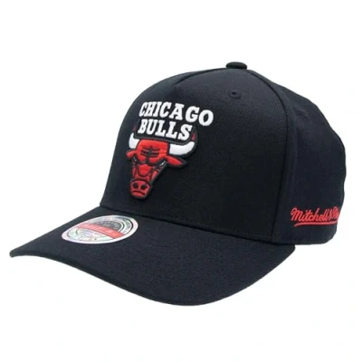 Afbeelding van Mitchell &amp; Ness NBA Classic Red Curved Eazy Snapback Caps zwart, Eén maat