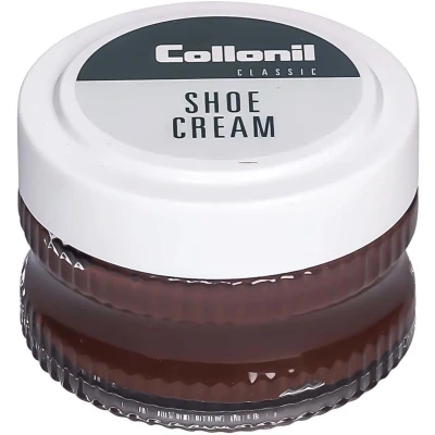 Afbeelding van 3 Glazen potjes schoenpoets Chocolade Bruin Collonil shoe cream Coca mid kleur 307 x 50 ml voordeelaanbieding