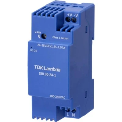 Afbeelding van TDK Lambda DRL30 15 1 Hutschienen home charger (DIN Rail) 15V 1.68A 25.2W Inhalt pc(s)