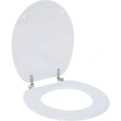 Afbeelding van Bathroom Solutions Toiletbril MDF Hout Wit