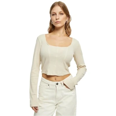 Afbeelding van Urban Classics Longsleeve, Dames, Maat: 5XL, Softseagrass