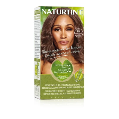 Afbeelding van 15% korting Naturtint Permanente Haarkleuring 6.7 Donker Chocolade Blond 170ml