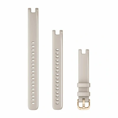 Afbeelding van Garmin Lily Siliconen Horlogebandje 14mm Wearablebandje Light Sand