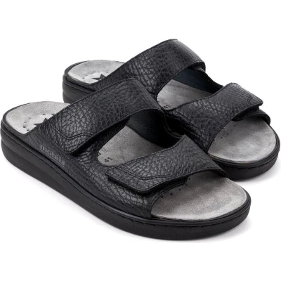 Afbeelding van Mephisto James heren sandaal zwart maat 47 (EU) 12 (UK)