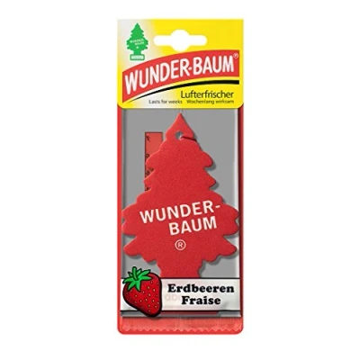 Afbeelding van Wunder Baum 134209/24 luchtverfrisser doos met 24 aardbeien