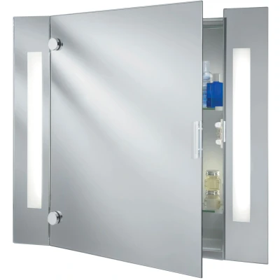 Afbeelding van Searchlight Moderne spiegelkast SILVA met verlichting