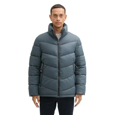 Afbeelding van TOM TAILOR Heren 1042207 jas, 27604 Stormy Blue, L, L