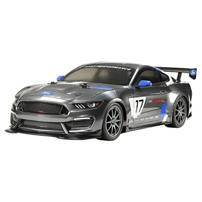 Afbeelding van Tamiya 1:10 RC auto Elektro Straatmodel Ford Mustang GT4 Brushed 4WD Bouwpakket TT 02