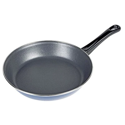 Afbeelding van Karl Kruger Geëmailleerde stalen Royal Series Pan met Akzo Nobel Seal, 20 cm, Roestvrij staal, Blauw