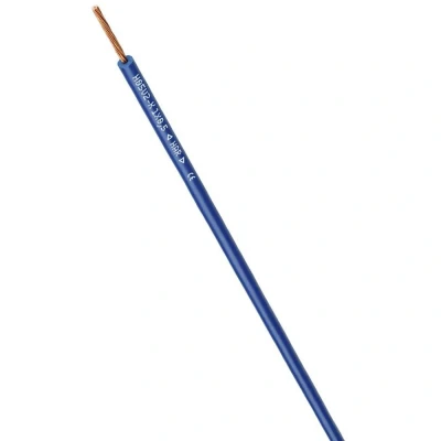 Afbeelding van Lapp Montagedraad H05V2 K 90 0,5mm² Donkerblauw Per 100 mtr.