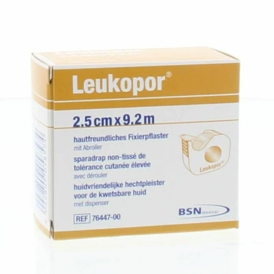 Afbeelding van Leukopor Hechtpleister Non woven 9.2m X 2.5cm, 1 stuks
