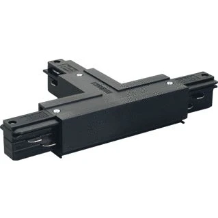 Afbeelding van Eutrac t verbinder 3 fasen rail aarde rechts zwart 145640