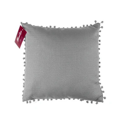Afbeelding van Miss Lucy Perlas Kussenhoes Kussensloop Sierkussen Sierkussenhoes 43 x cm Grijs