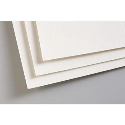 Afbeelding van Clairefontaine 296010C Pastelmat papier, 5 vellen, speciale kaart voor droge pastels, 70 x 100 cm, 360 g, wit