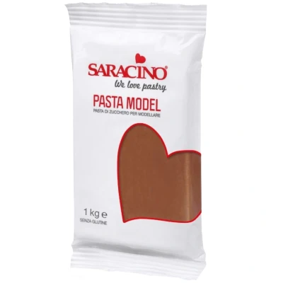Afbeelding van Saracino Modelling Paste Bruin 1kg