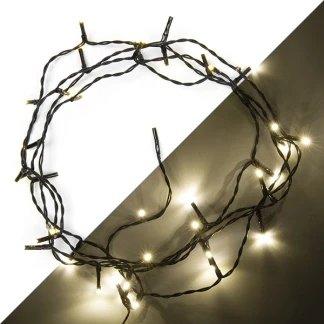 Afbeelding van Standaard kerstverlichting 8 meter Lumineo (40 LEDs, Binnen/Buiten, Warm wit, Timer, Dimmer)