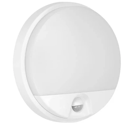 Afbeelding van Buitenlamp met Bewegingssensor AGAT Tuinverlichting 4000K Buitenverlichting IP54 Muurlamp 800lm Wandlamp buiten IK08 Wit