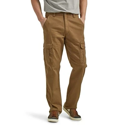 Afbeelding van Wrangler Authentics Cargobroek met losse pasvorm, voor heren, Kangoeroe, 38W / 30L