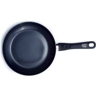 Afbeelding van GreenChef Diamond Gezonde Keramische Antiaanbaklaag 24cm Koekenpan, PFAS Vrij, Inductie, Vaatwasmachinebestendig, Zwart