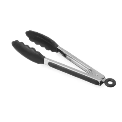 Afbeelding van HENDI Serveertang, vaatwasmachinebestendig, met hittebestendige siliconenbek, softgrip handgrepen vergendeling, keukentang, voedseltang, grilltang, kooktang, 267mm, 18/0 RVS