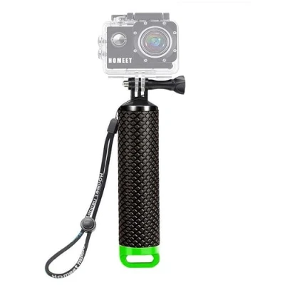 Afbeelding van Homeet Drijvende Handgreep Hand Grip Onderwater Handstick Monopod Pole Selfie Stick Ergonomisch voor Sportcamera Actiecamera【Groen】