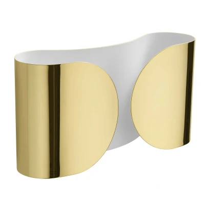 Afbeelding van Flos Foglio wandlamp goud 22K
